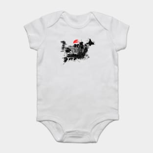 Tokyo Shinjuku Kyoto Japan Baby Bodysuit